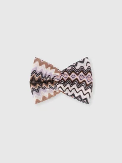 Bandeau en viscose chevron