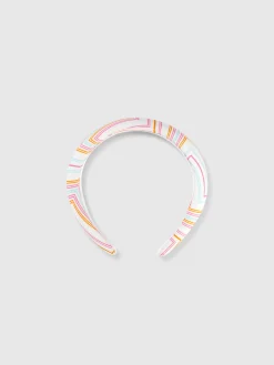 Bandeau pour cheveux avec imprimé zig zag