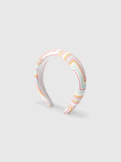 Bandeau pour cheveux avec imprimé zig zag