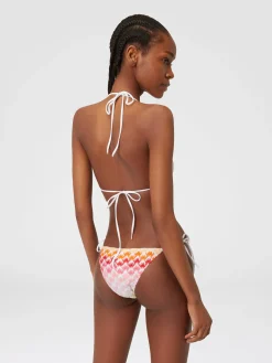 Bikini effet dentelle dégradé avec lurex