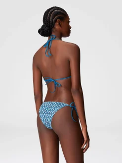Bikini triangle en viscose lamé