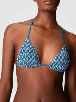 Bikini triangle en viscose lamé