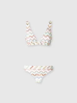 Bikini zigzag lamé 3D