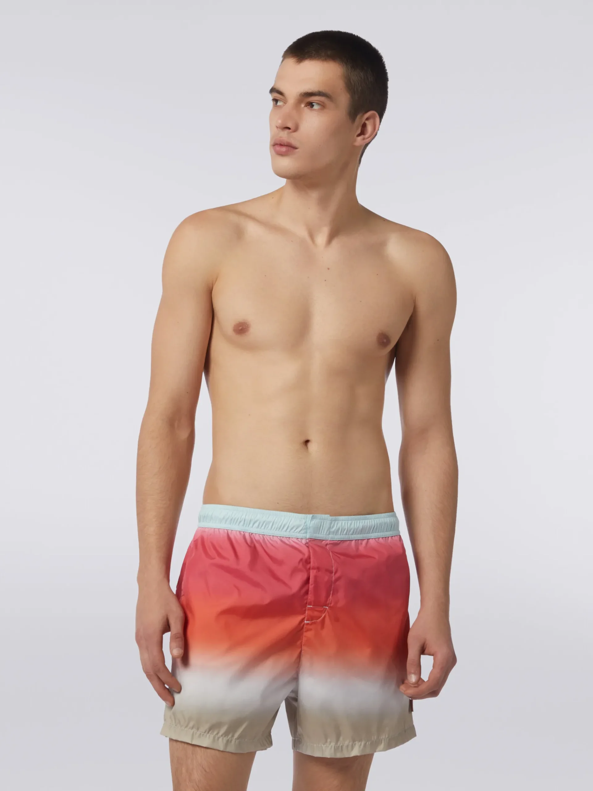 Boxer de bain avec imprimé dégradé