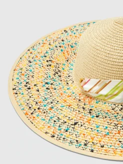 Chapeau de paille avec bandeau