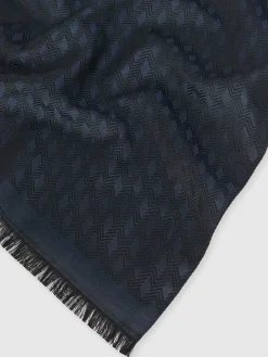 Écharpe en laine mélangée dégradée