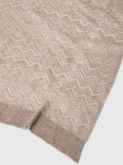 Écharpe en mélange de viscose zig zag