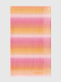 Écharpe en viscose avec motif zigzag