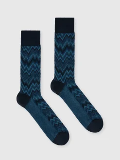 Chaussettes de montagne en coton mélangé