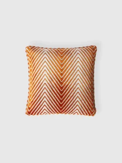 Coussin Ziggy 40x40cm en viscose zigzag