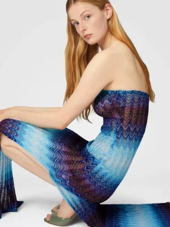 Couverture de maillot de bain longue sans bretelles