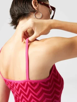 Débardeur à chevrons ton sur ton