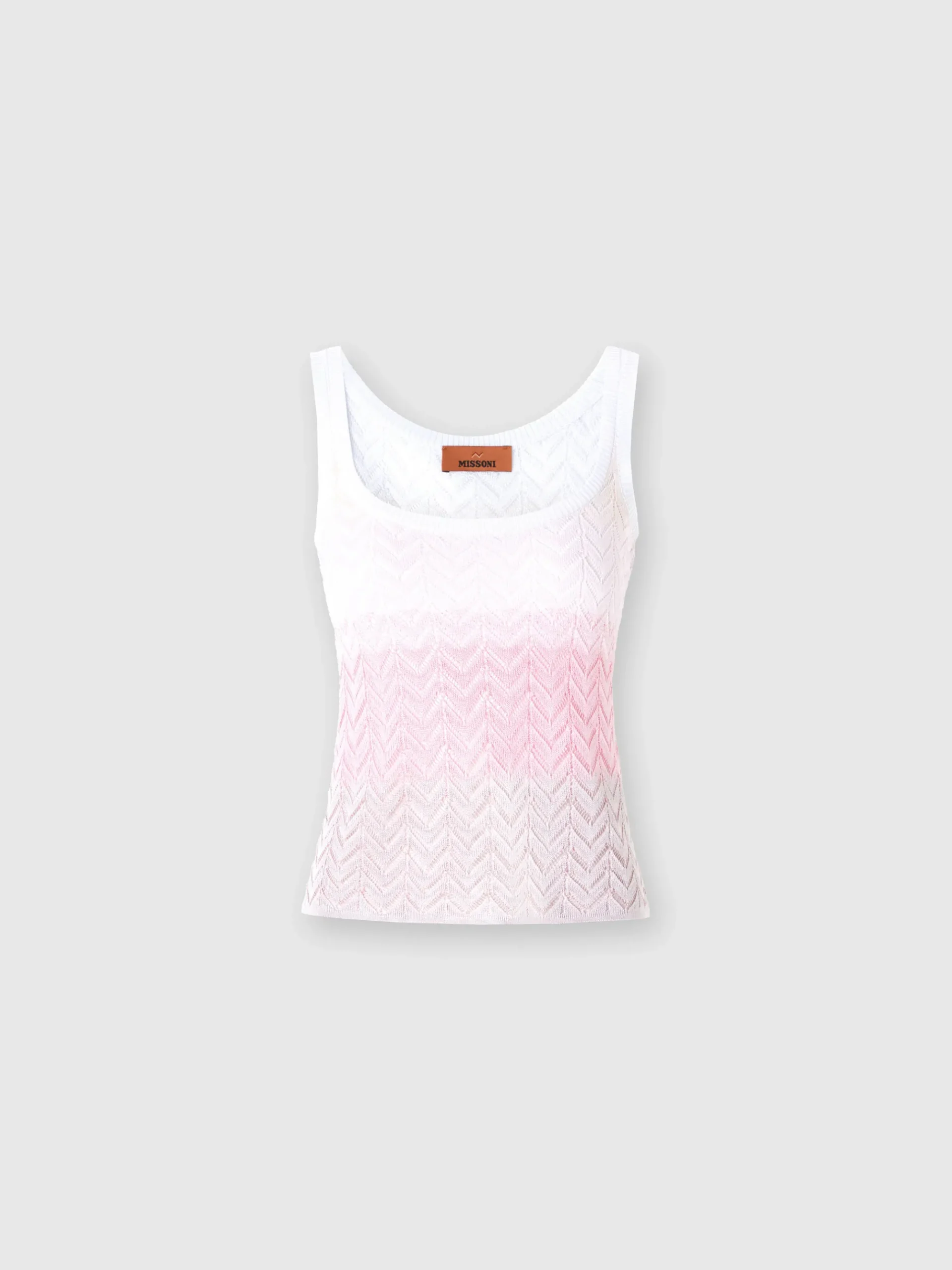 Débardeur en viscose chevron ombré