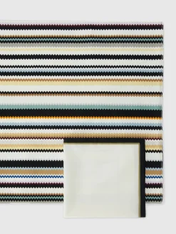 Ensemble de deux sets de table Nastri et Shangai + deux serviettes de table