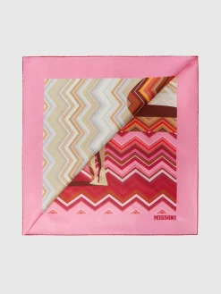 Foulard en pure soie avec imprimé