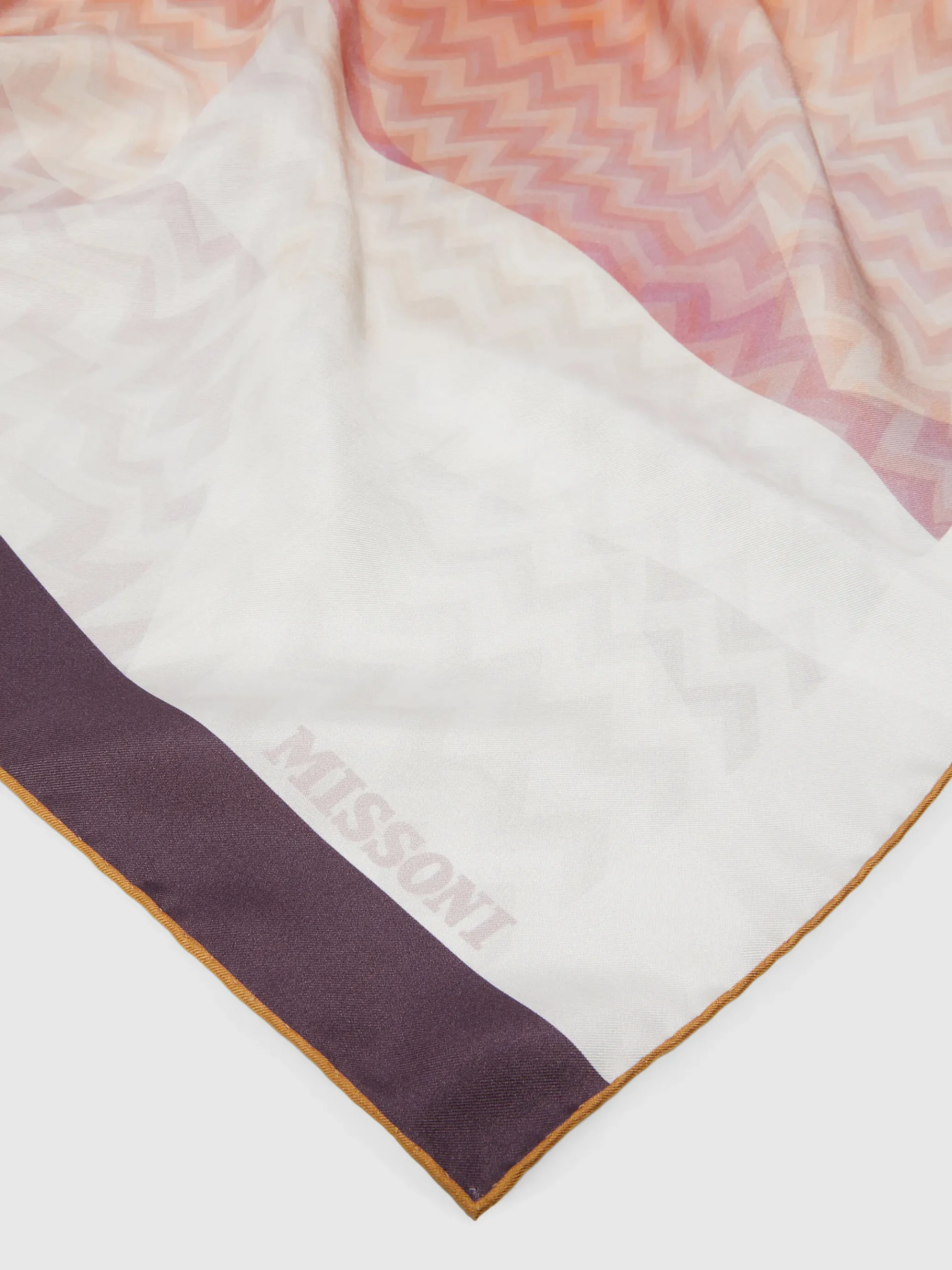 Foulard en soie Zigzag