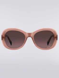 Lunettes de soleil ovales en acétate Missoni DNA