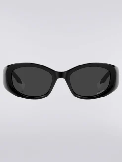 Lunettes de soleil rectangulaires en acétate