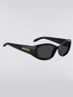 Lunettes de soleil rectangulaires en acétate