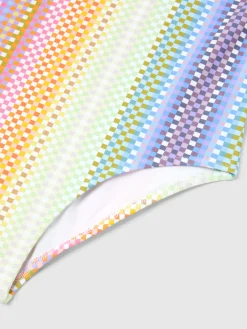 Maillot de bain une pièce avec imprimé à carreaux