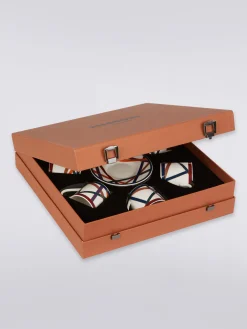 Nastri 6 tasses à café et soucoupes