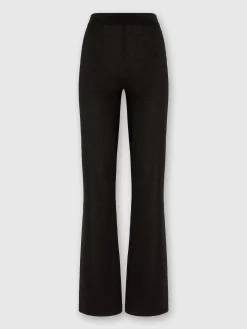 Pantalon droit en viscose lamée