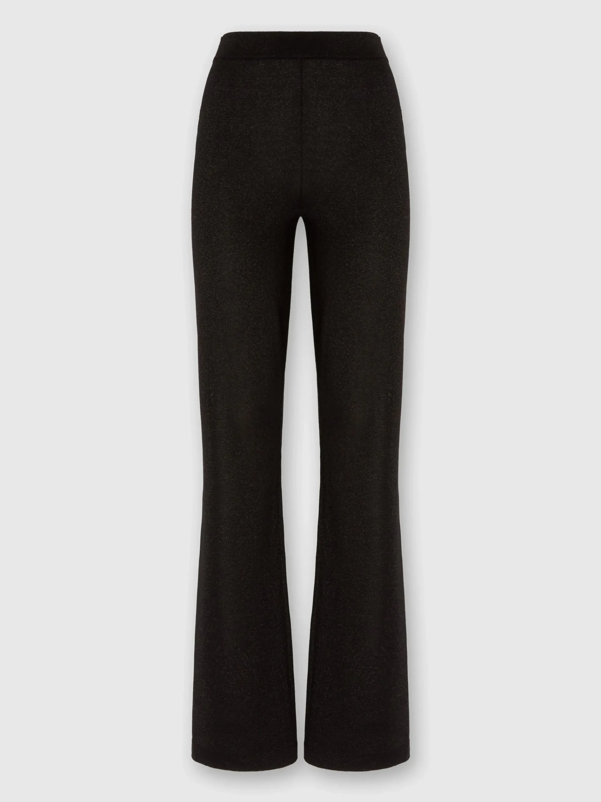 Pantalon droit en viscose lamée