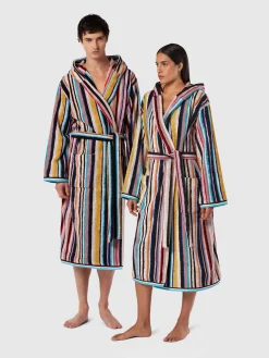 Peignoir en coton éponge Chandler avec lurex