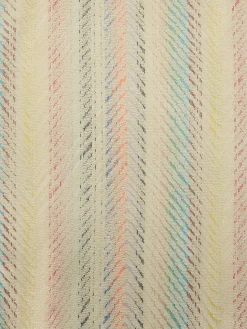 Peignoir Harmony en coton éponge à chevrons