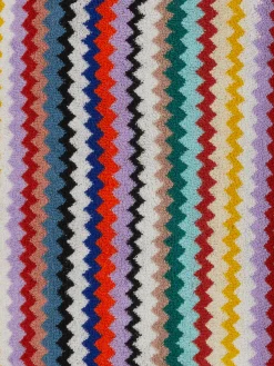 Peignoir Riverbero en coton éponge zigzag