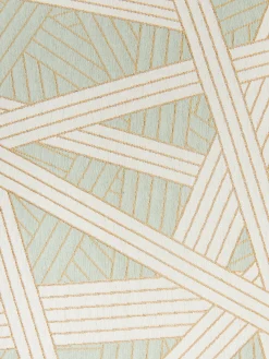 Pouf cubique Nastri 40x40x40cm avec surpiqûres contrastantes