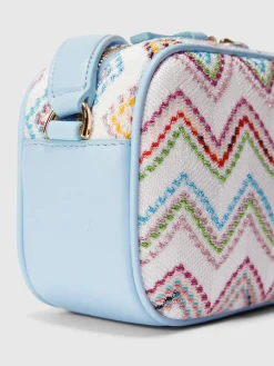 Sac à épaule avec motif zig zag et bandoulière réglable