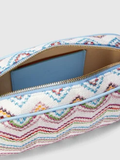 Sac à épaule avec motif zig zag et bandoulière réglable