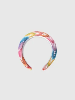 Serre-tête en maille avec motif chevron