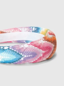 Serre-tête en maille avec motif chevron