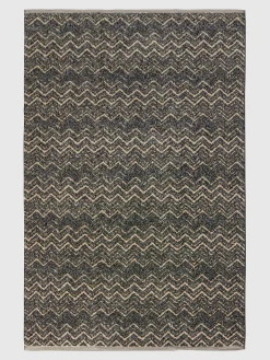 Serviette de bain Azul 100x150cm en éponge de coton à chevrons