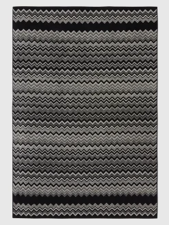 Serviette de bain Keith 100x150cm en tissu éponge de coton à chevrons