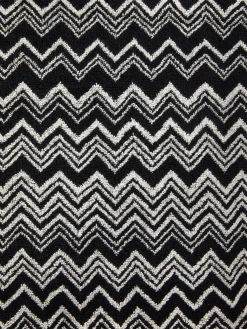 Serviette de bain Keith 100x150cm en tissu éponge de coton à chevrons