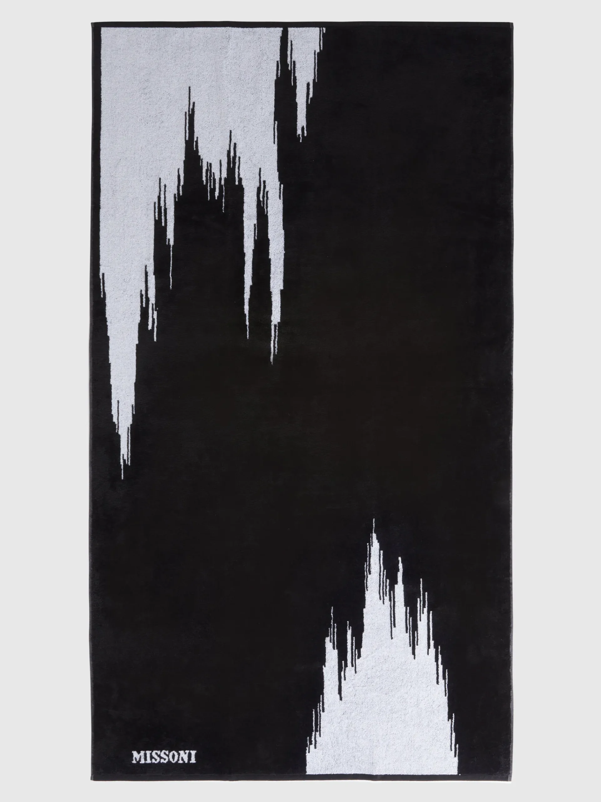 Serviette de plage Skunk 180x100cm en tissu de coton éponge flammé