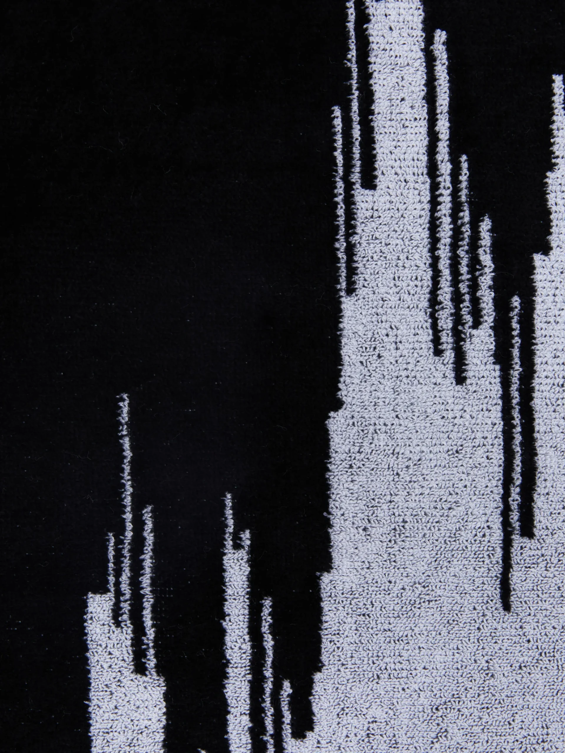 Serviette de plage Skunk 180x100cm en tissu de coton éponge flammé