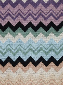 Serviette de plage 100x180 cm Adam coton éponge à zigzag