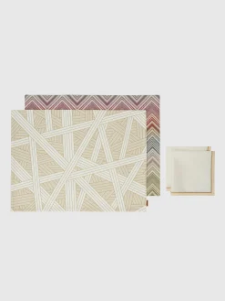 Set de 2sets de table et serviettes Marea et Nastri