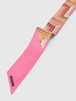 Twilly de soie avec logo