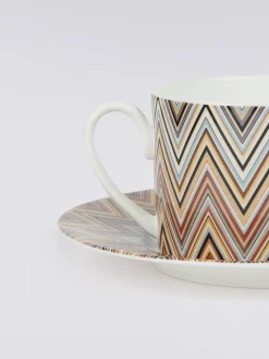 Zigzag Jarris 6 tasses à thé et soucoupes